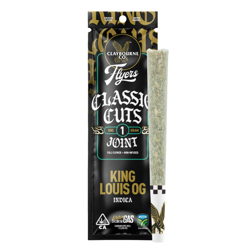 Claybourne Classic Cut Preroll 1g King Louis OG