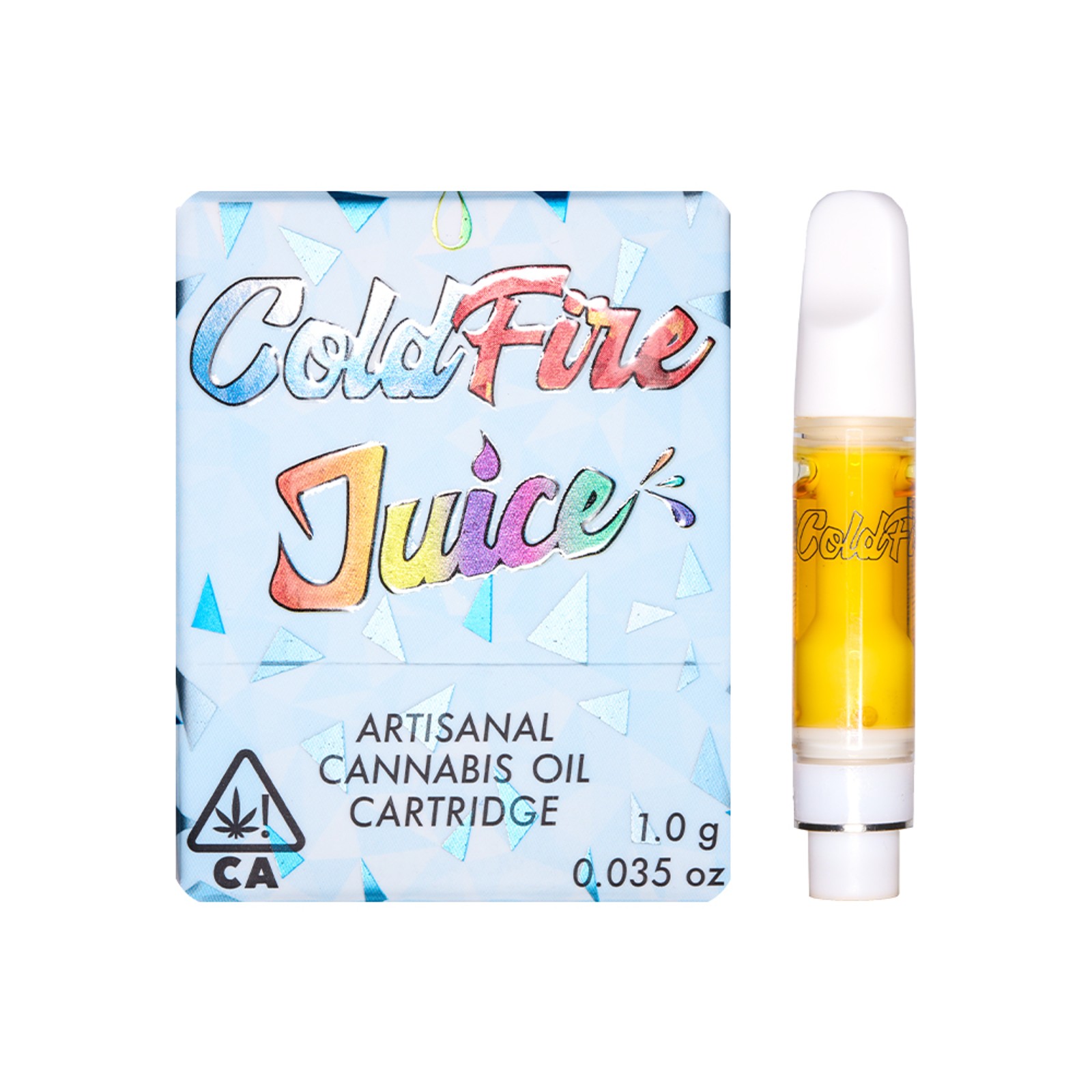 CRD63%＋30% 1ml Fire OG crdp cbd ColdFire Extracts Da BTY OG Juice Cartridge (KRD Collab) 1g
