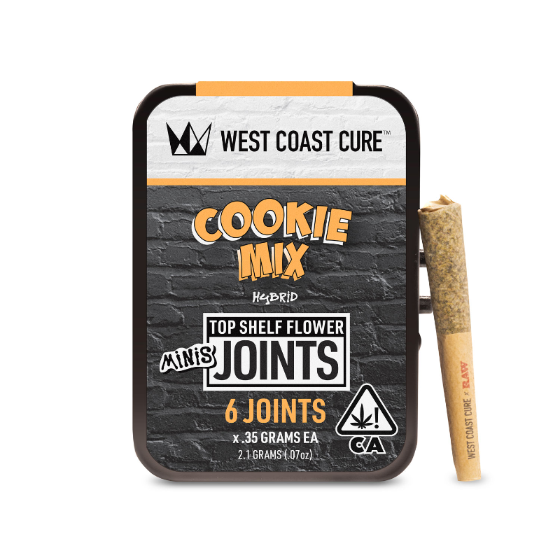 West Coast Cure - Cookie Mix Mini Preroll 6pk 2.1g