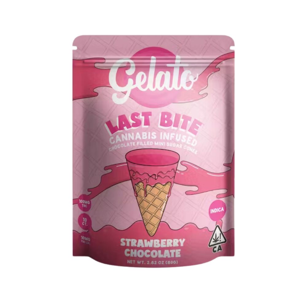 Gelato Seeds — Last Bite - Strawberry Mini Cones - Gelato