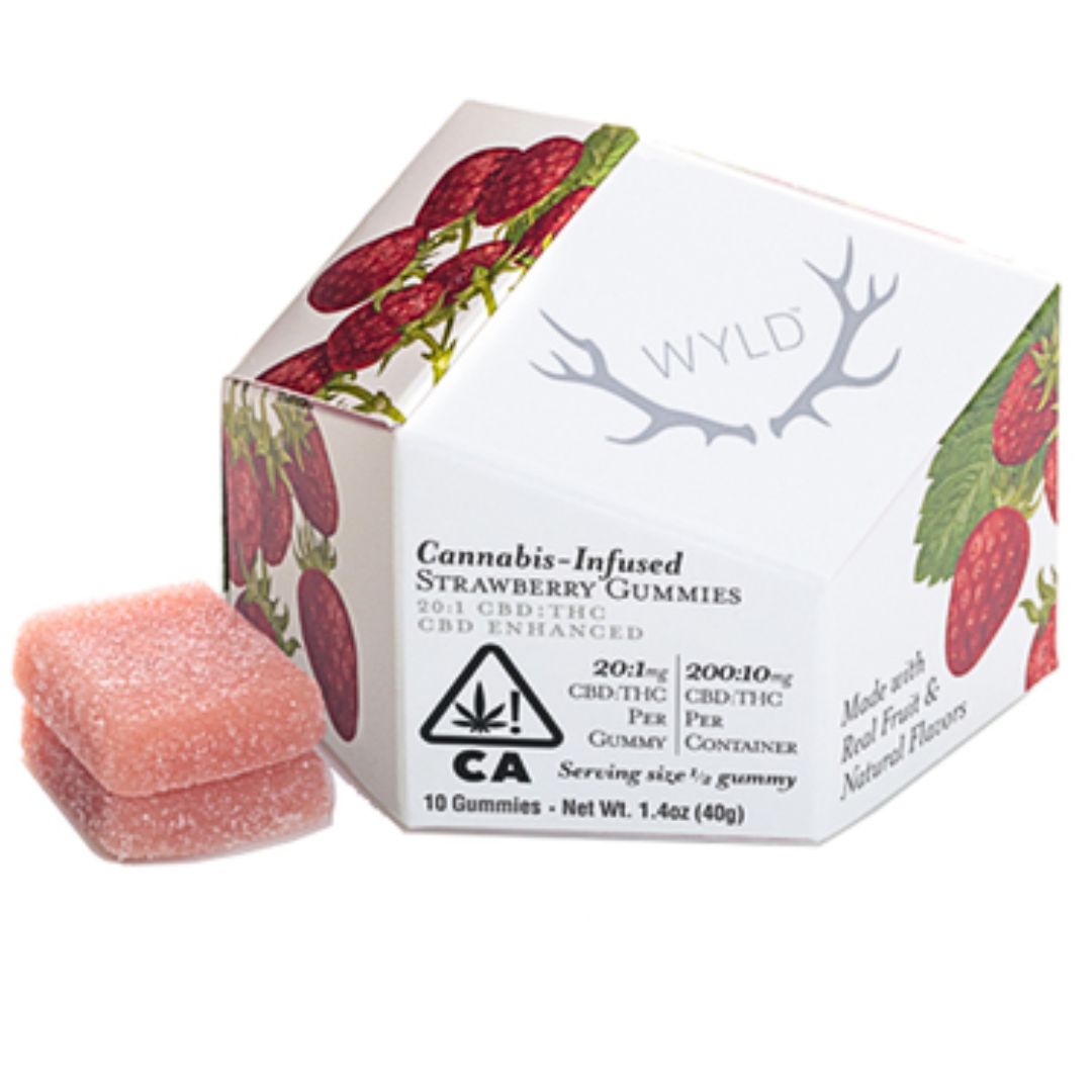 Edible: Strawberry (20:1) - 100mg
