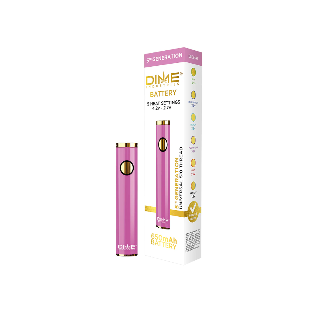 Dime Industries - Pink Battery - Accessories