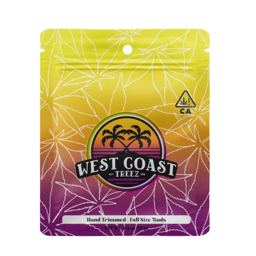 ●the west coast REPRESENTS West Coast Treez Double Mint Half Ounce Flower Strain (indica), 14g
