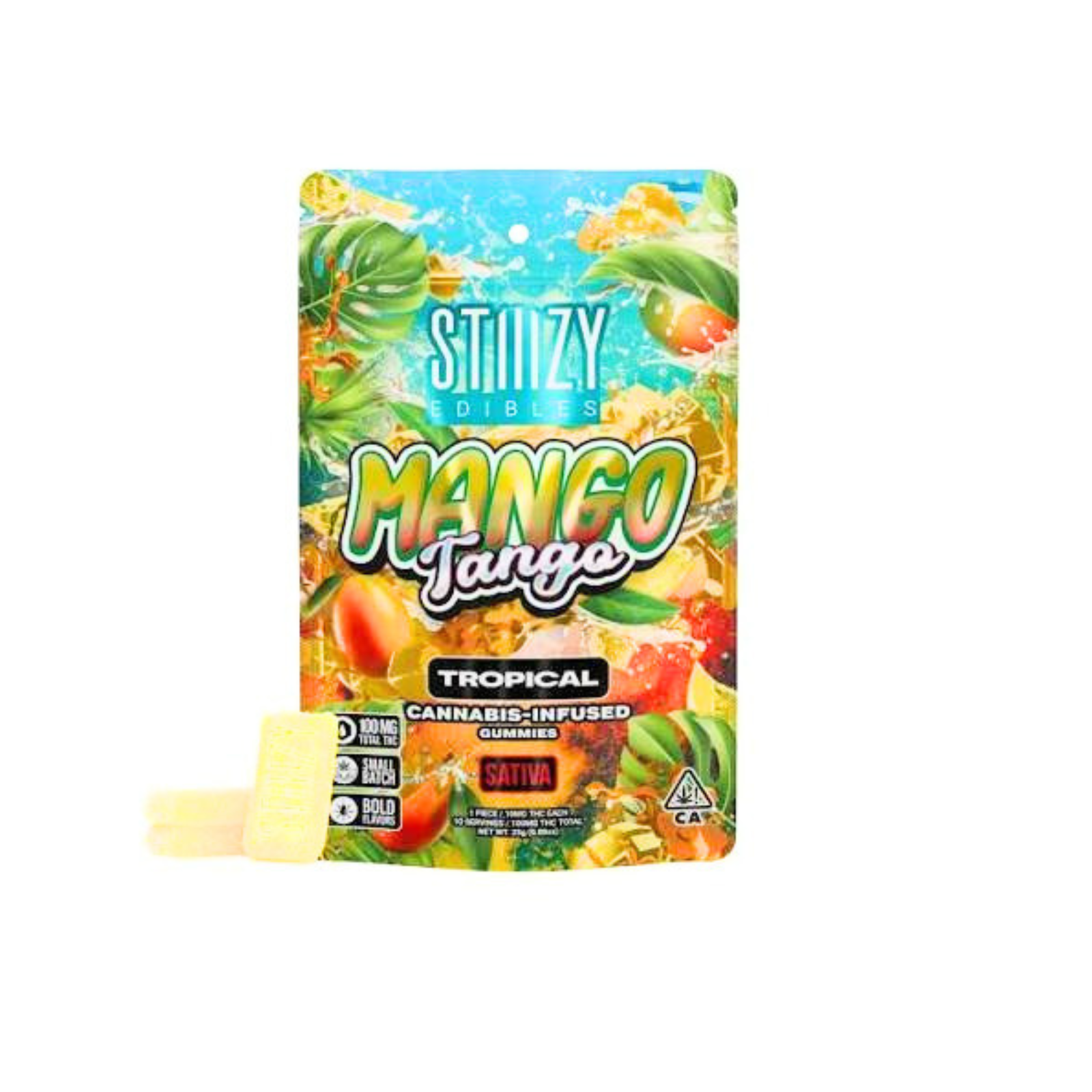 - MANGO TANGO - Gummies 100mg THC Edibles