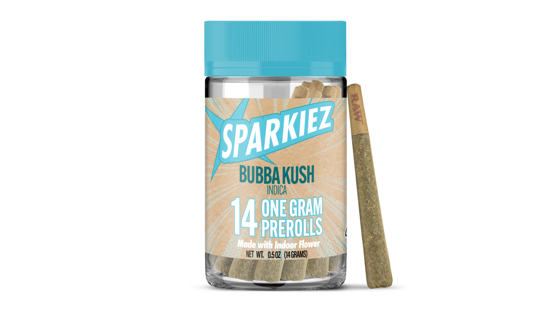 Sparkiez -14gram pack Bubba Kush