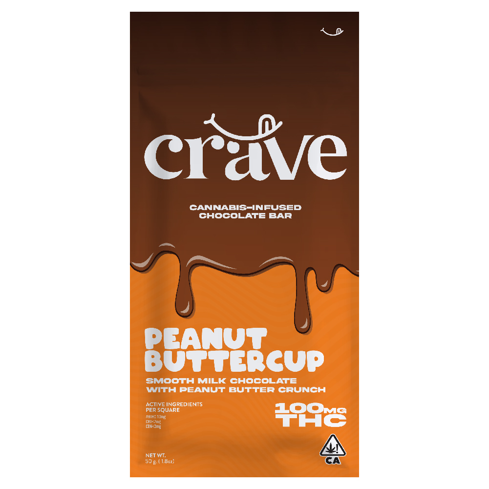 Crave - Peanut Buttercup Chocolate 100mg