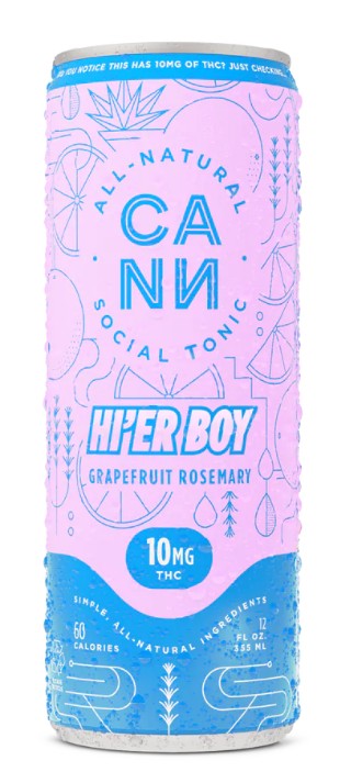 CANN: Grapefruit Rosemary 10mg Hi'er Boy Single