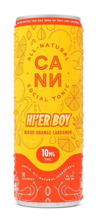 CANN: Blood Orange Cardamom 10mg Hi'er Boy Single