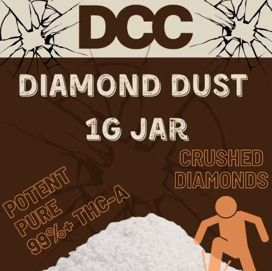 DCC Diamond Dust 1g THC-A Isolate