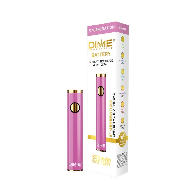 BATTERY - PINK 510 - DIME INDUSTRIES