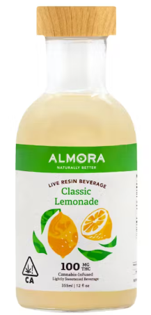 ALMORA FARM: Classic Lemonade Live Resin Beverage 100mg
