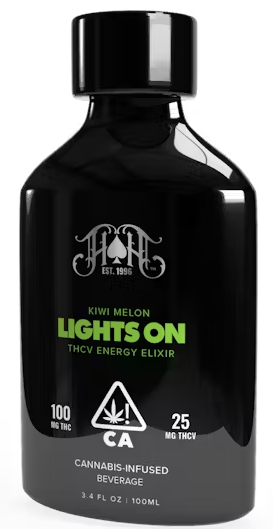 HEAVY HITTERS: Lights On THCV Kiwi Melon Energy Elixir 100mg