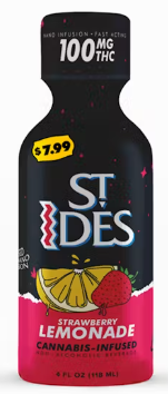 ST. IDES: Strawberry Lemonade Shot 100mg/4oz (H)