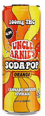 UNCLE ARNIE'S: Orange Soda 100mg/12oz (H)