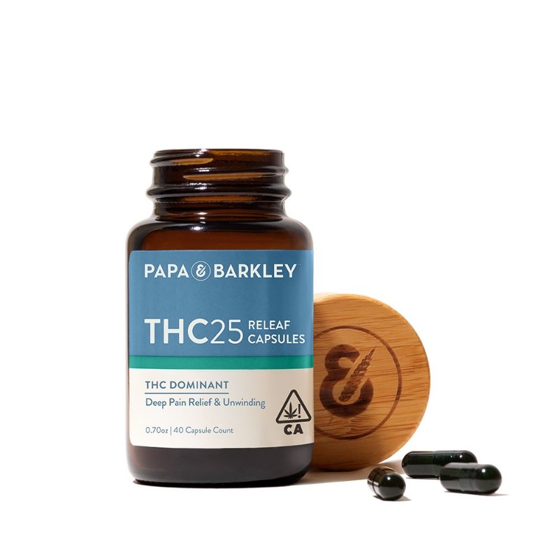 P&B High THC 25mg Capsules 1000mg 40ct