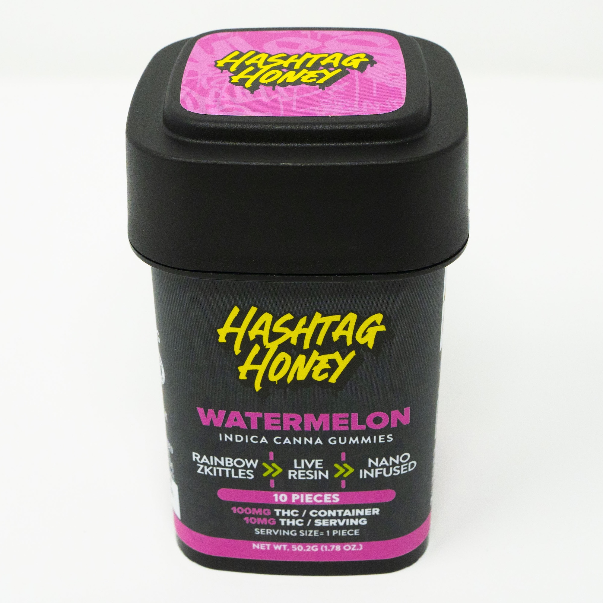Watermelon 10mg Gummies 10 Pack | Hashtag Honey