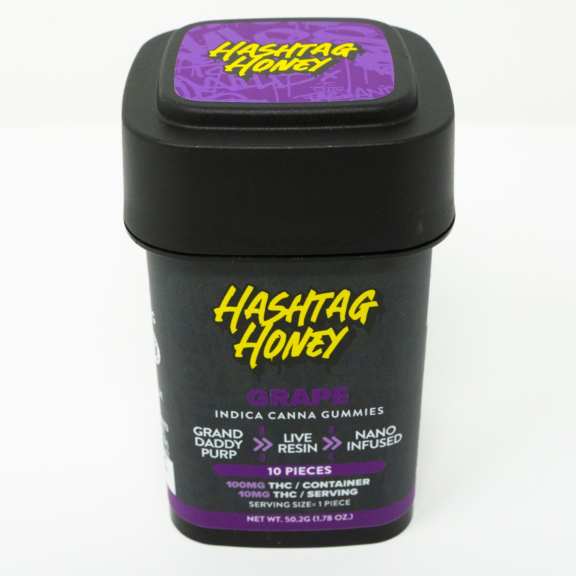 Grape 10mg Gummies 10 Pack | Hashtag Honey