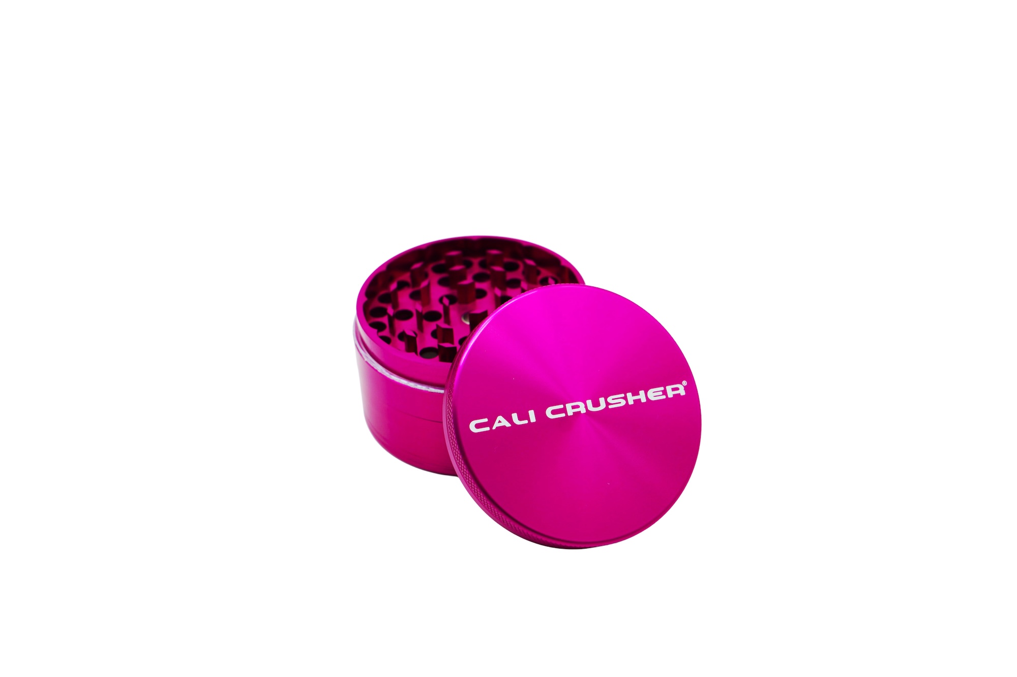 Cali Crusher O.G. | Four Piece Grinder | Pink 2.5"