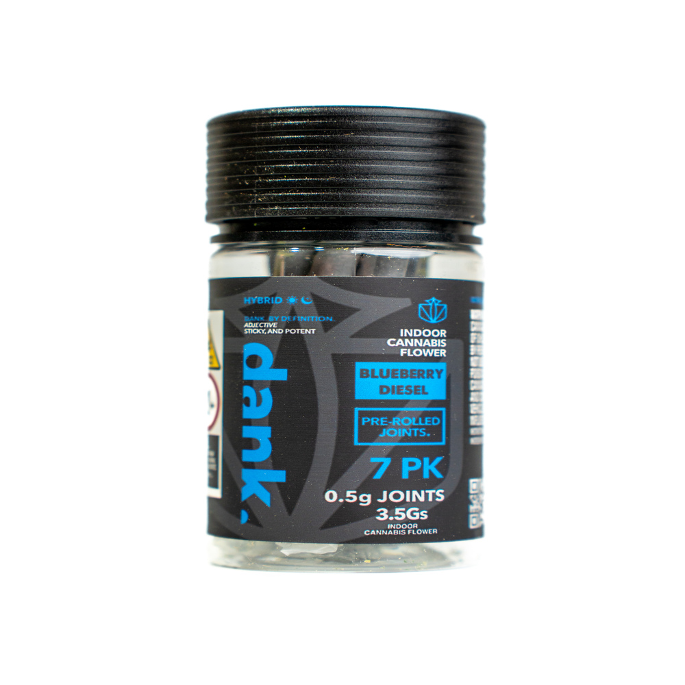 Dank | Preroll | 7 Pack | Blueberry Diesel | 3.5g