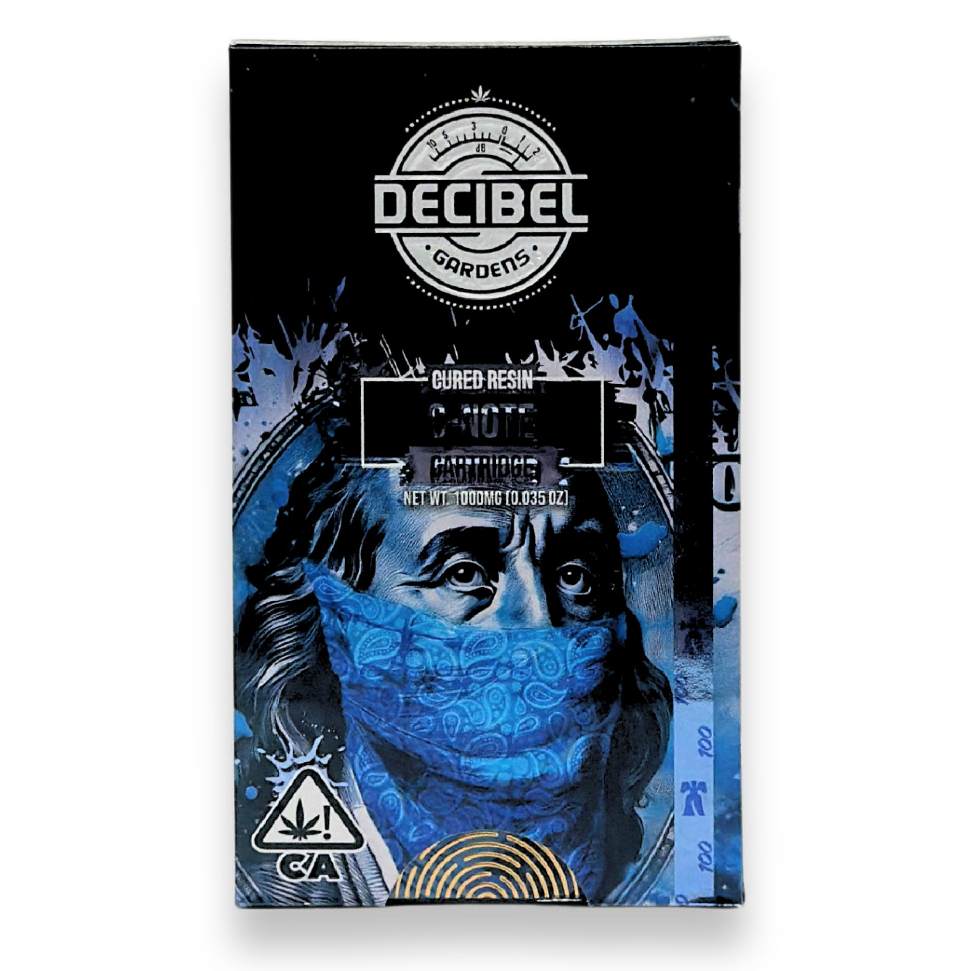 Decibel Gardens - C Note - Cured Resin - Vape Cart - 1.0g