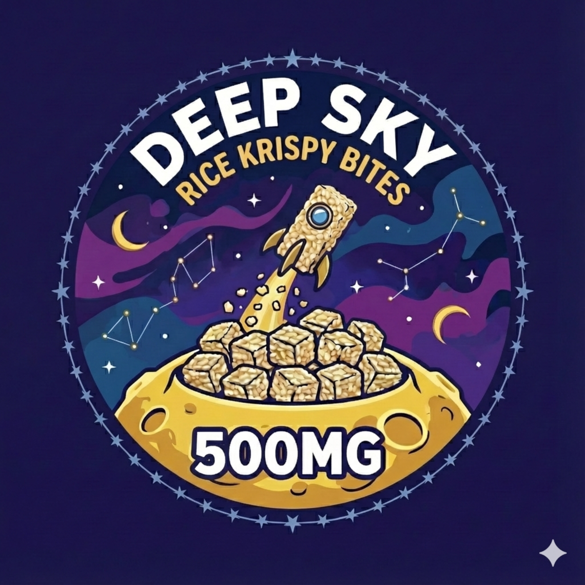 Deep Sky - Rice Krispie Bites - 500mg (10 x 50mg)