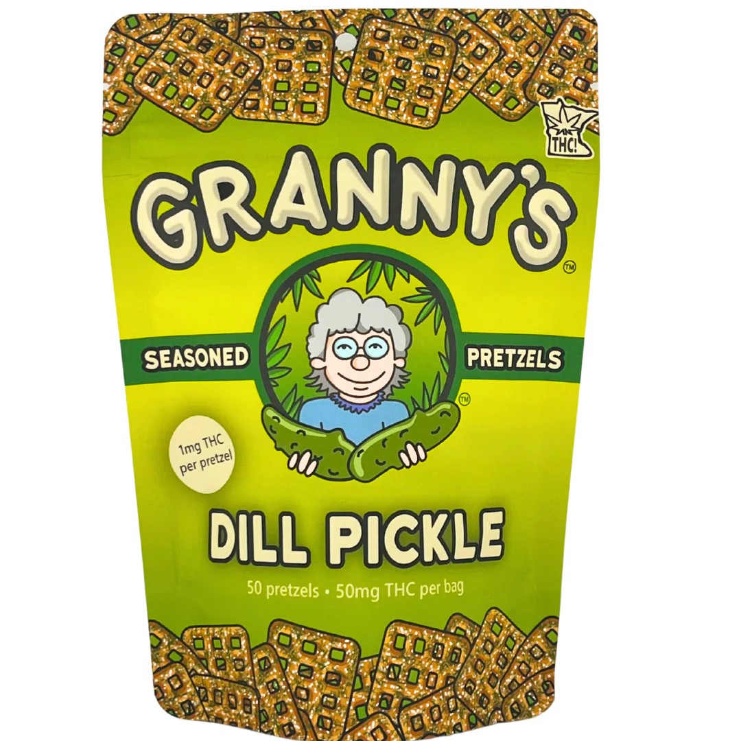 Granny's | 50mg THC Pretzels | Dill Pickle