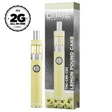 Dime Ind. Balanced All-In-One 2g - Lemon Pound Cake THC:CBD:CBG (H)
