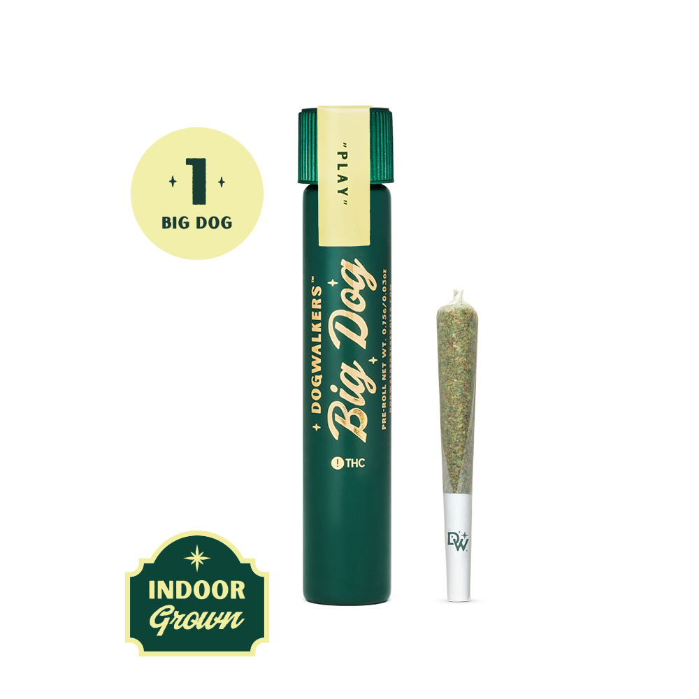 Dogwalkers | Lemon Gelato Cookies | 0.75 Pre-roll | "Play" Sativa