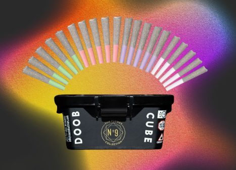 The Doob Cube | Mini Preroll 20pk 4-Strain Variety | 0.35g