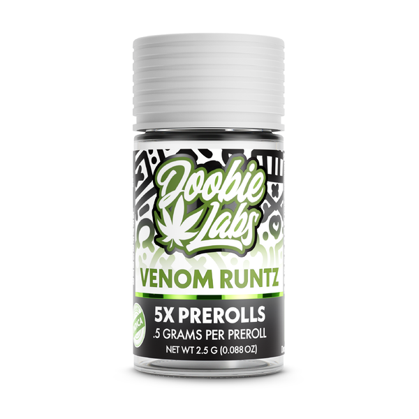 Doobie Labs | Venom Runtz | indica 5pk pre-rolls