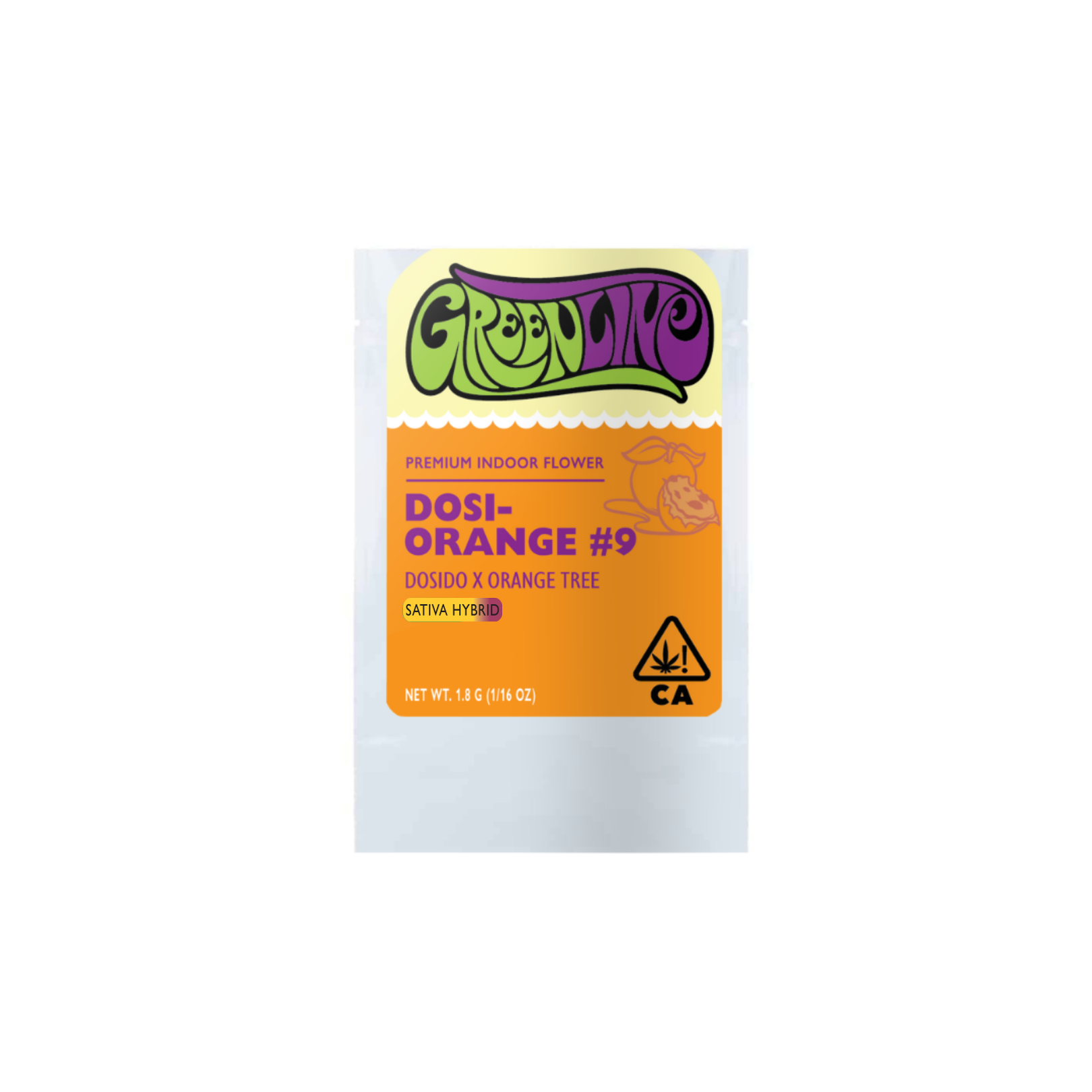 Greenline | Indoor Flower | Dosi-Orange #9 | 1.8g