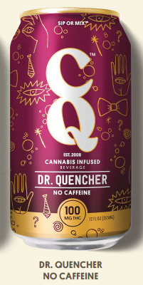 CQ Dr. Quencher Cannabis Infused Beverage 100mg