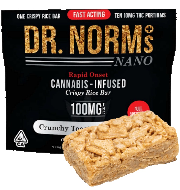 Toasted Cinnamon Rice Crispy Bar (Nano Infused) - 100mg