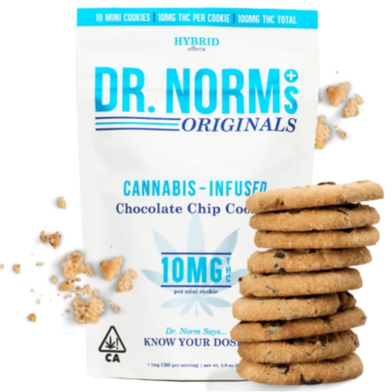 Dr. Norm's Chocolate Chip (H) Cookies 10pk 100mg