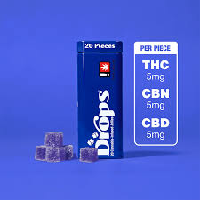 Drops Black Currant THC:CBN:CBD 20pk 100mg