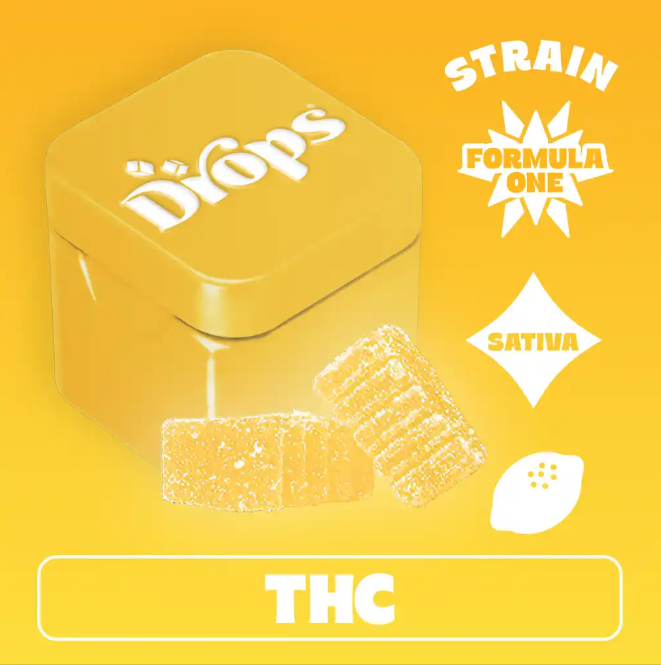 Drops Lemon Gummy Single 100mg