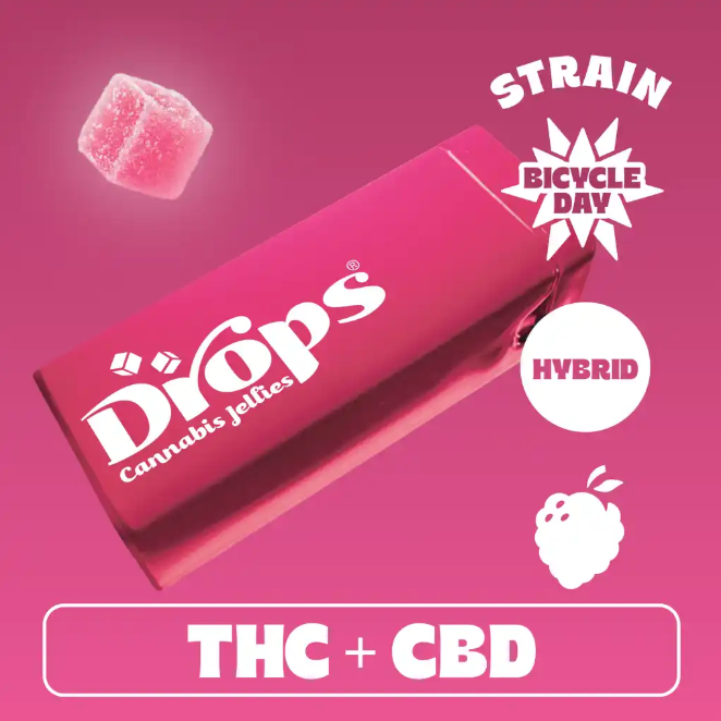 Drops Raspberry 1:2 Gummy 20pk 100mg