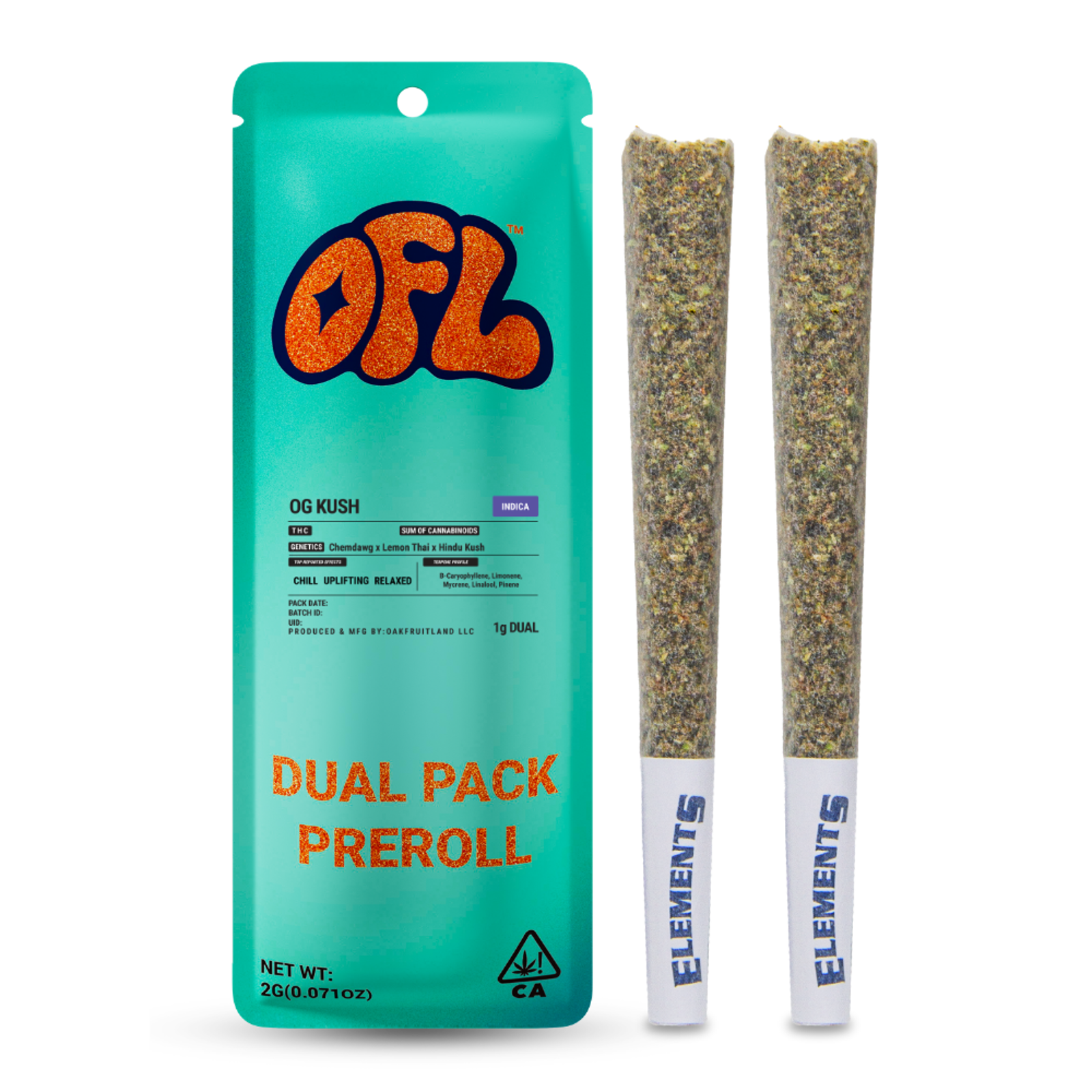 OG Kush | Dual Pack Pre-Roll | 2g
