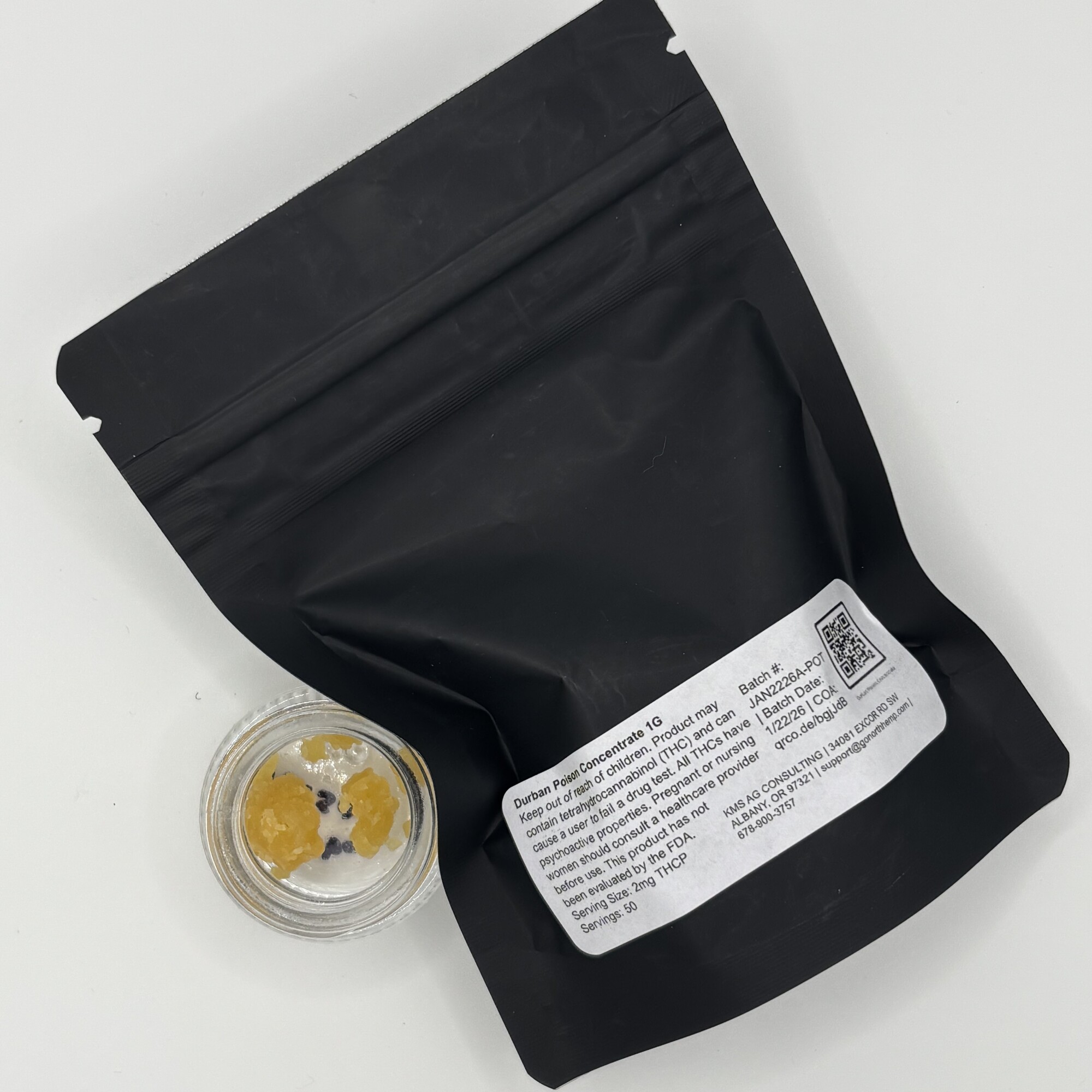 Durban Poison Concentrate Crumble 1G