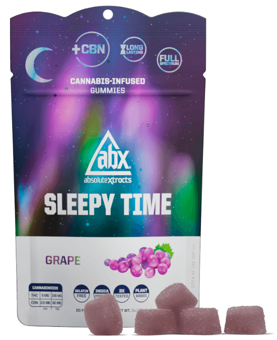 ABSOLUTE XTRACTS: Sleepy Time Full Spectrum Grape Gummies 20ct (I)