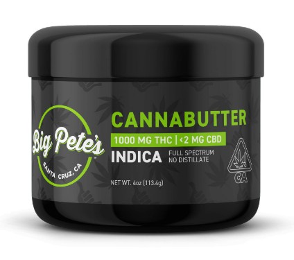 BIG PETE'S: Indica Cannabutter 1000mg (I)