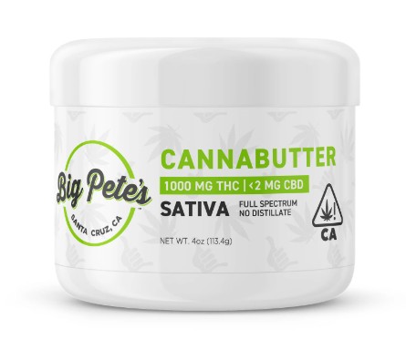 BIG PETE'S: Sativa Cannabutter 1000mg (S)