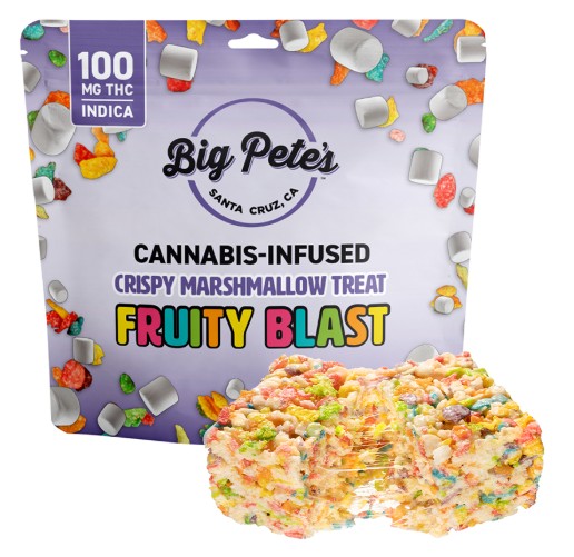 BIG PETE'S: Fruity Blast 100mg Crispy Marshmallow Treat (I)