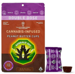 EMERALD SKY: Peanut Butter Cups - Hybrid 10pk/100mg