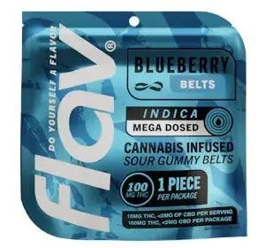 FLAV: Blueberry Live Resin Mega Belt 100mg (I)