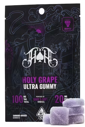 HEAVY HITTERS: Holy Grape Ultra Potent Gummies 100mg (I)