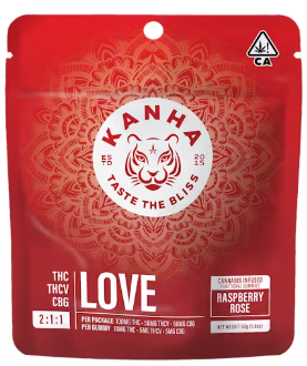 KANHA: Love 2:1:1 (THC:THCv:CBG) Gummies 100mg/10-Piece (H)