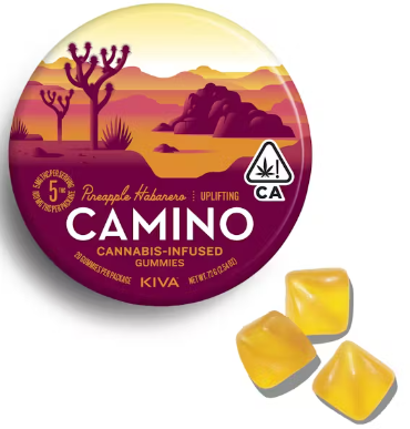 5mg Camino 'Uplifting' Pineapple Habanero Gummies 100mg THC total