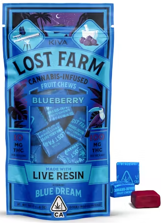 KIVA: Lost Farm Chews Orange N Dreams Gemini CBN 100mg (I)