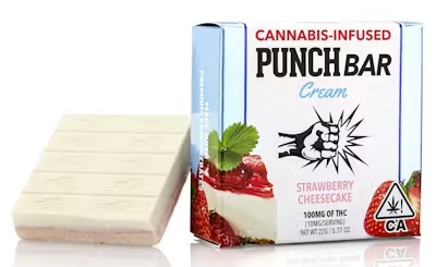PUNCH: Strawberry Cheesecake 100mg PunchBar (H)